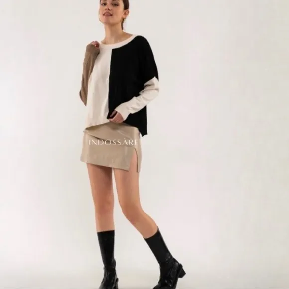 💥🔥CLEARANCE SALE⚡️🌟The Essential Color Block Pullover Sweater