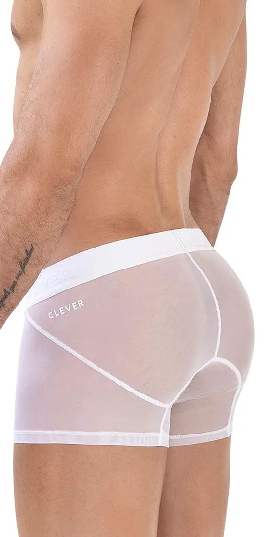 Clever 1625 Yin Yang Trunks White