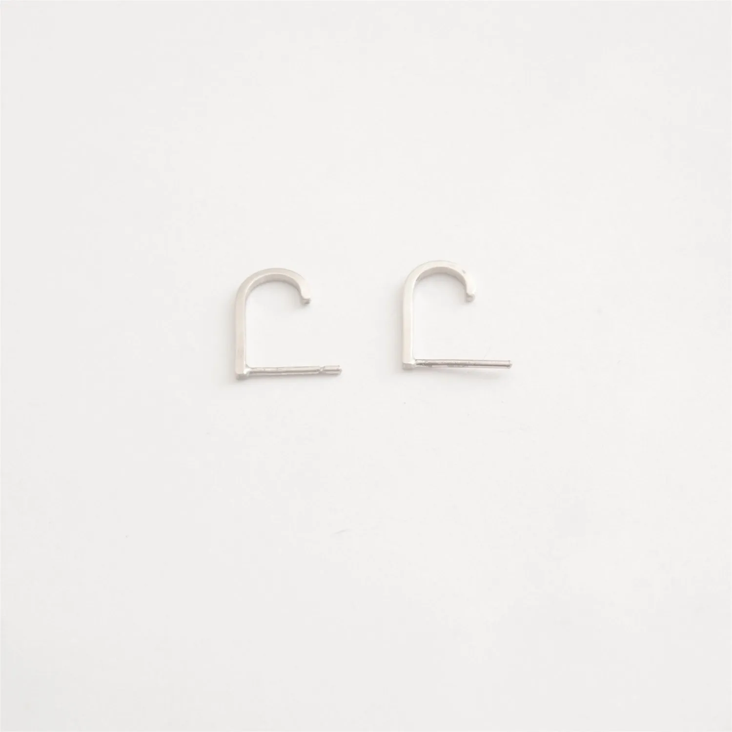 Contemporary and Distinctive - Hand-Crafted Square Suspender Earrings - 0229