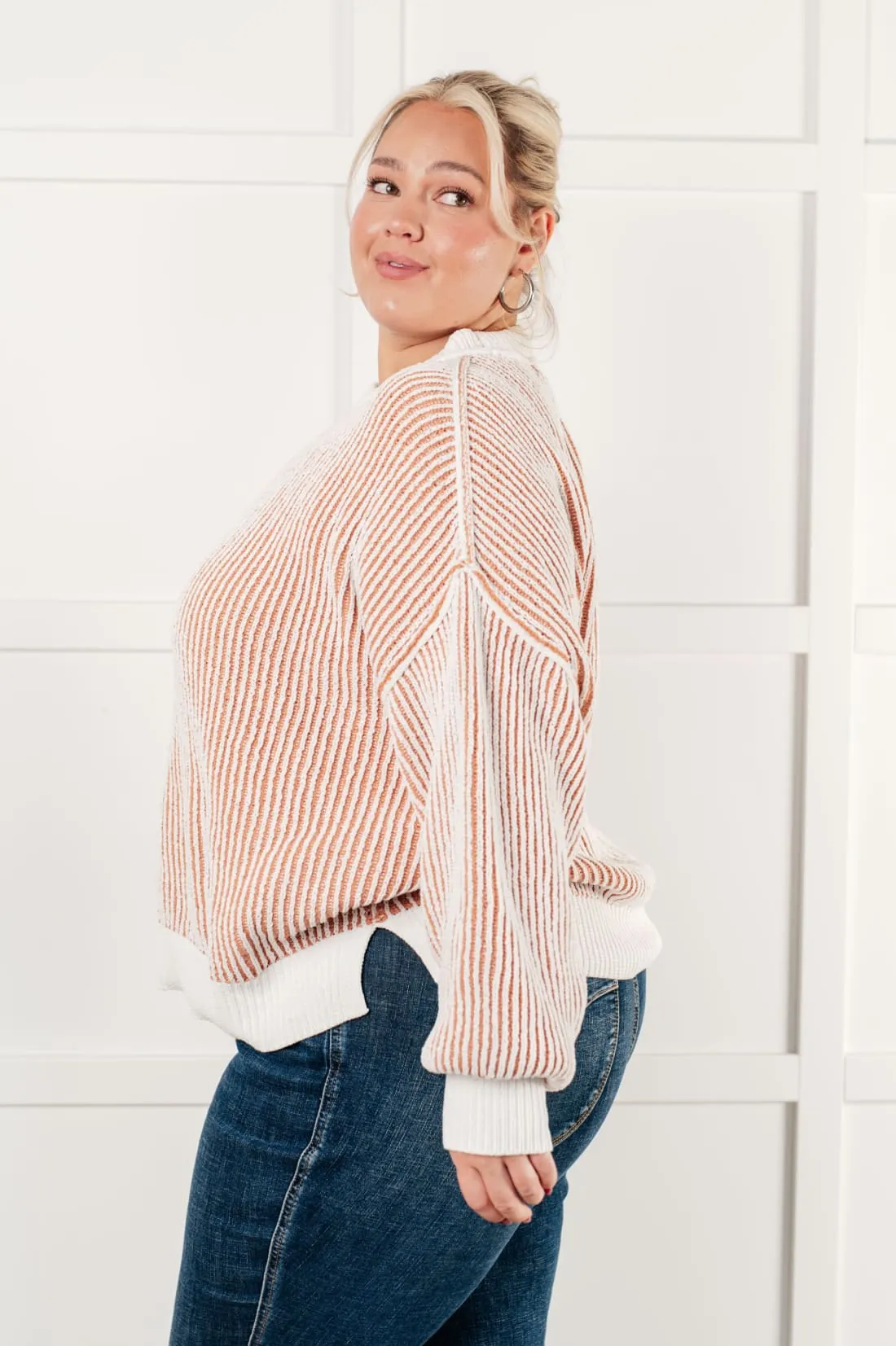 Contrast Trim Sweater