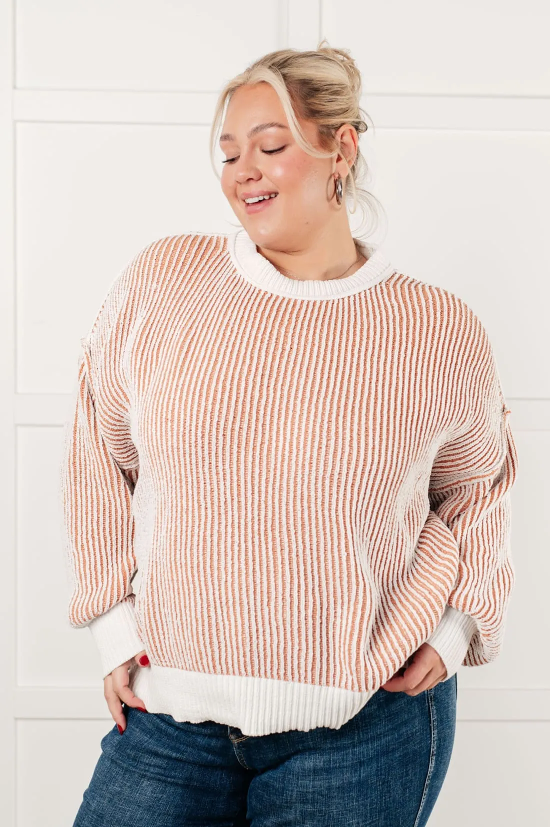 Contrast Trim Sweater