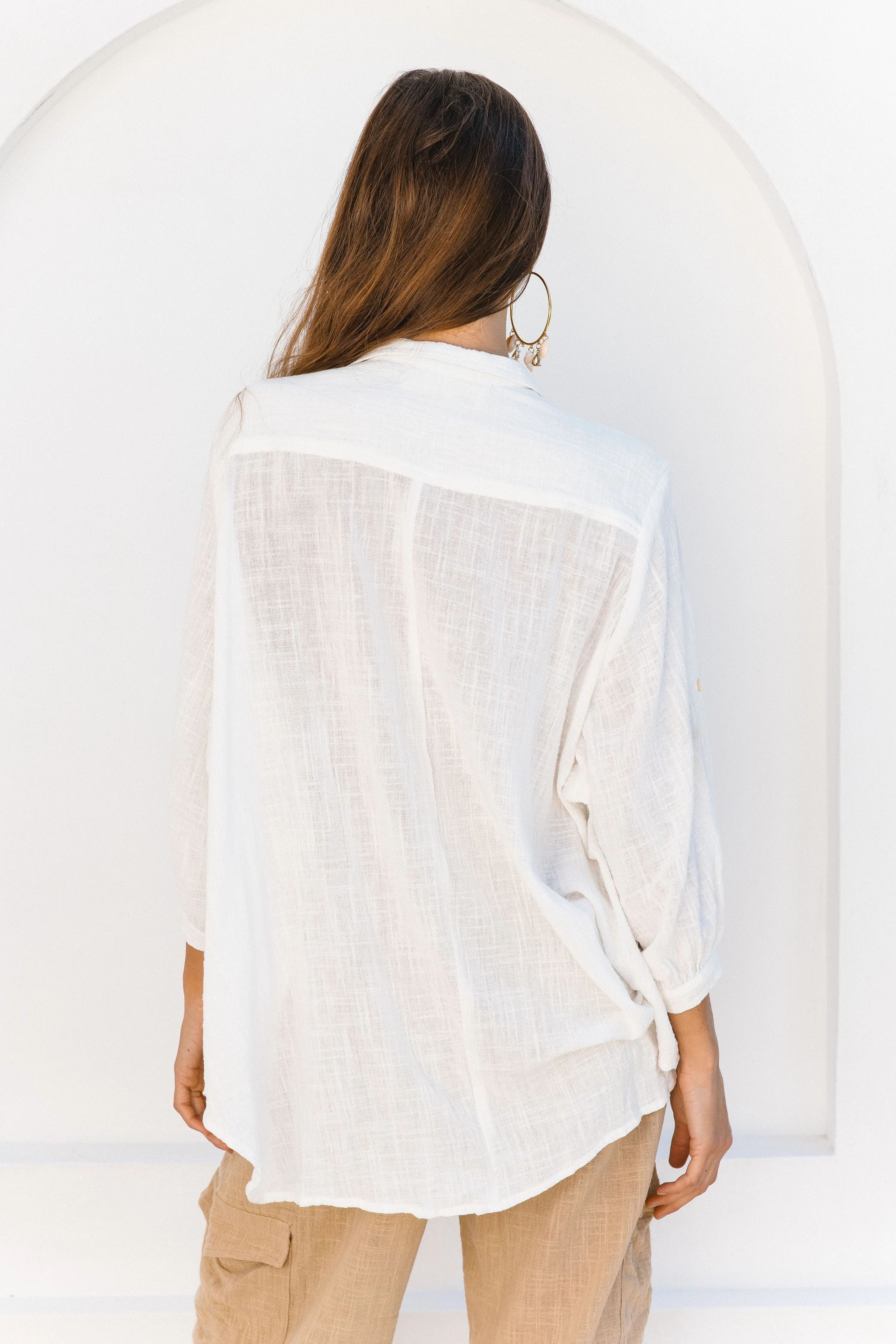 Coral Sea Shirt White