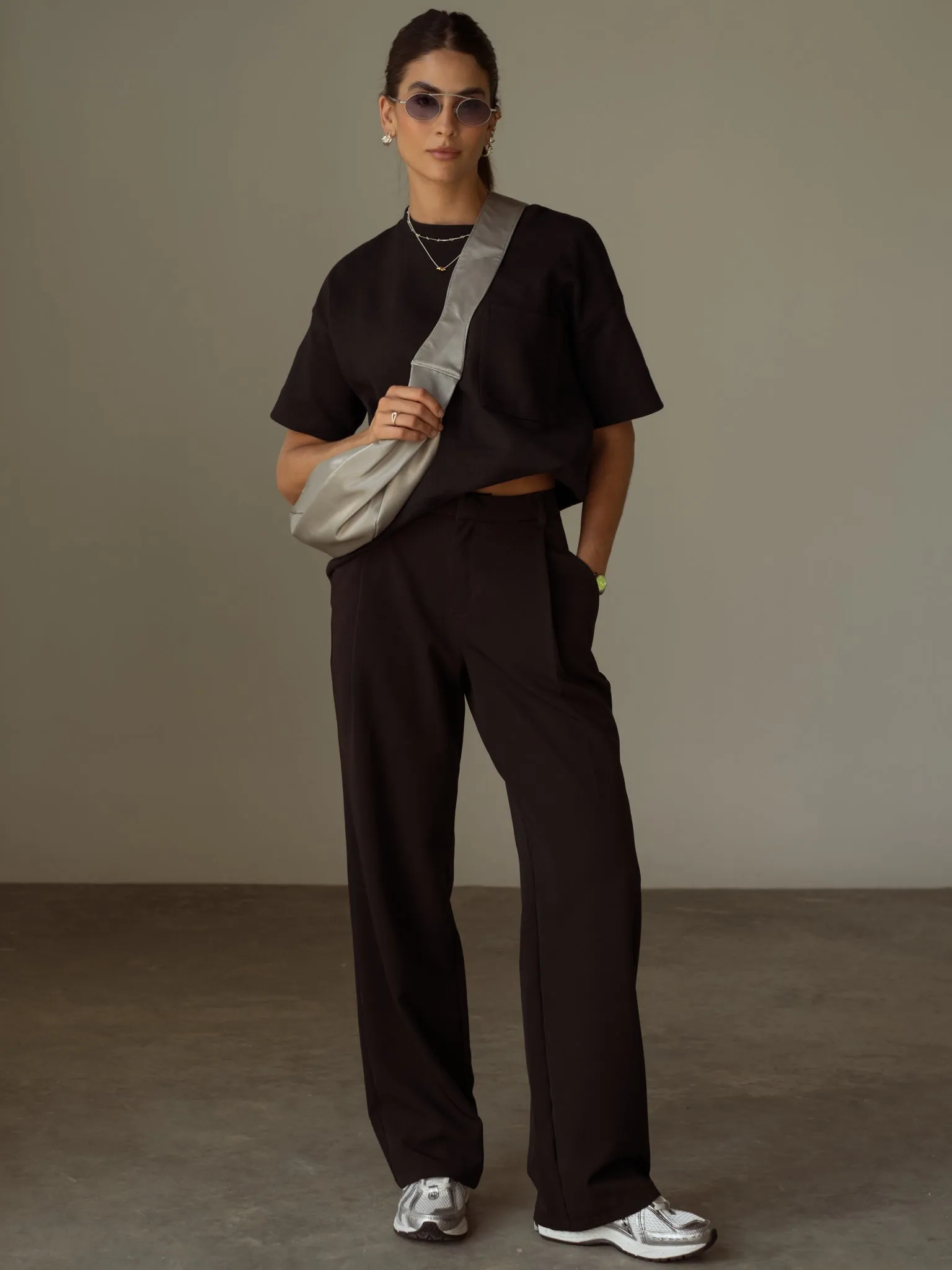 COTTON POCKET T-SHIRT - BLACK