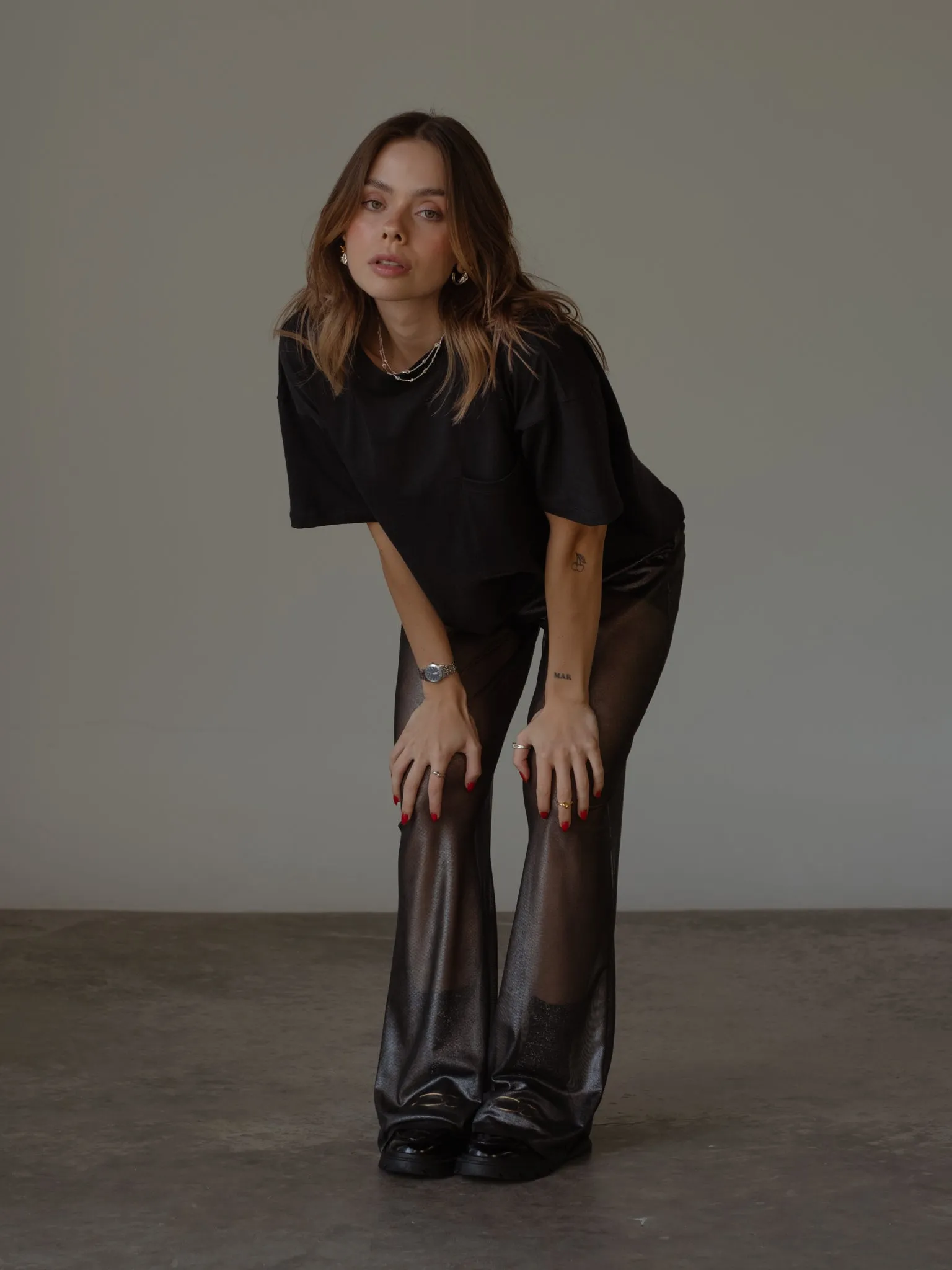 COTTON POCKET T-SHIRT - BLACK