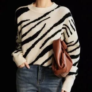 Cozy Loose-Fit Crew Neck Sweater
