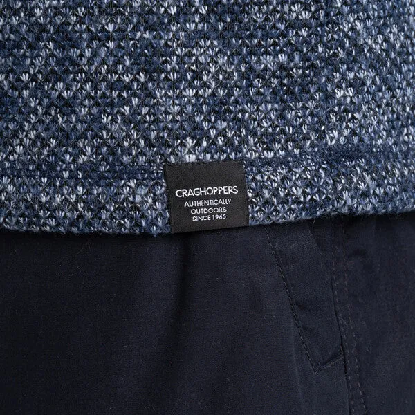 Craghoppers Men's Rubeus Half Zip Fleece | Blue Navy Marl