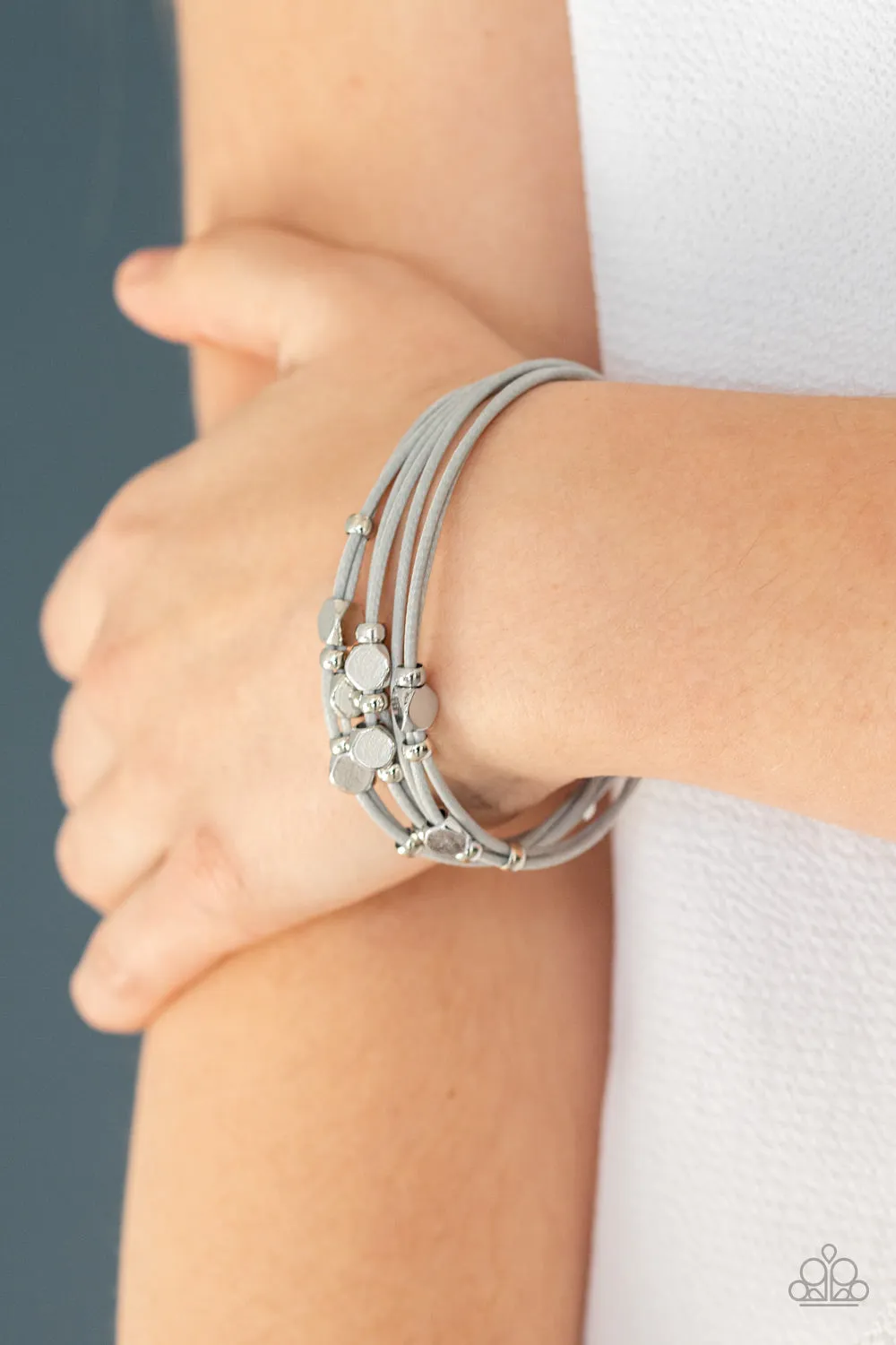 Cut The Cord Silver Bracelet