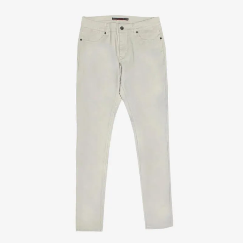 Cutty Mark Denim Jeans - Cream