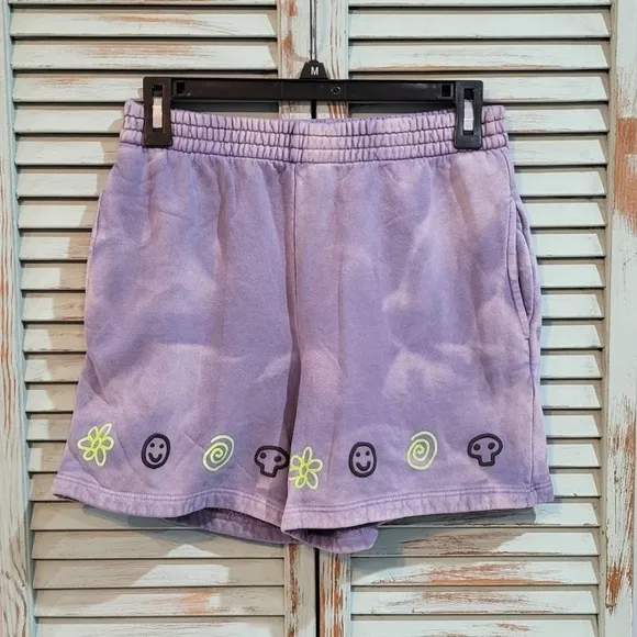 DAYDREAMER ANTI EVERYTHING BOYFRIEND SWEAT SHORTS Women's Size XS Blue BNWOT