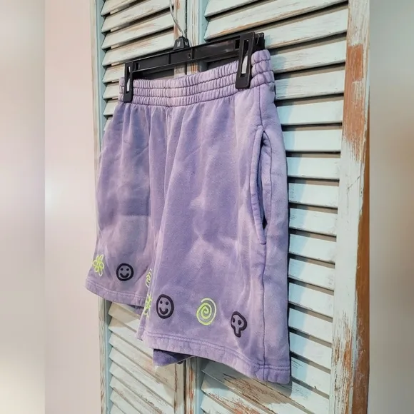 DAYDREAMER ANTI EVERYTHING BOYFRIEND SWEAT SHORTS Women's Size XS Blue BNWOT