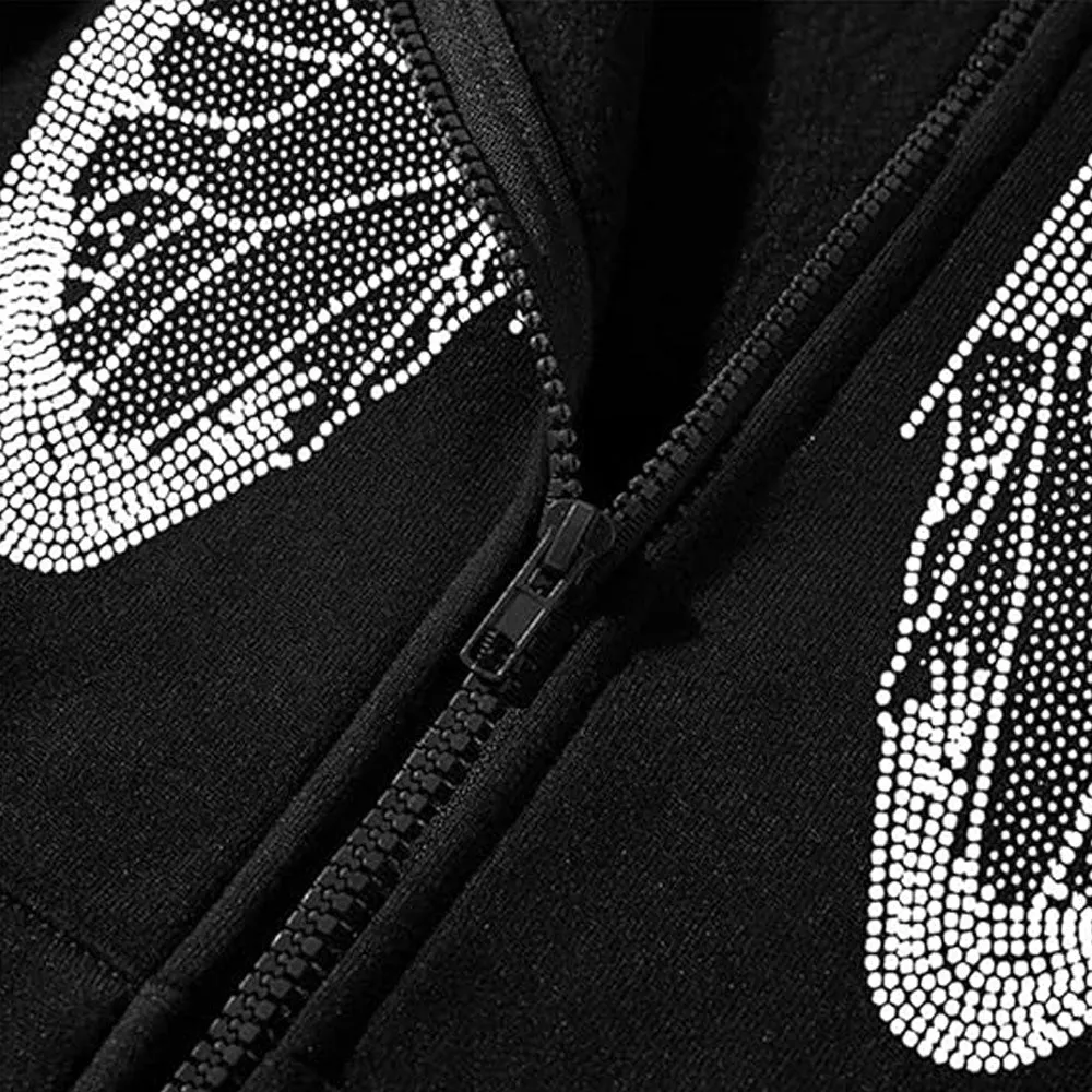 Dazzling Rhinestone Hoodies: Perfect for Day-to-Night Wear