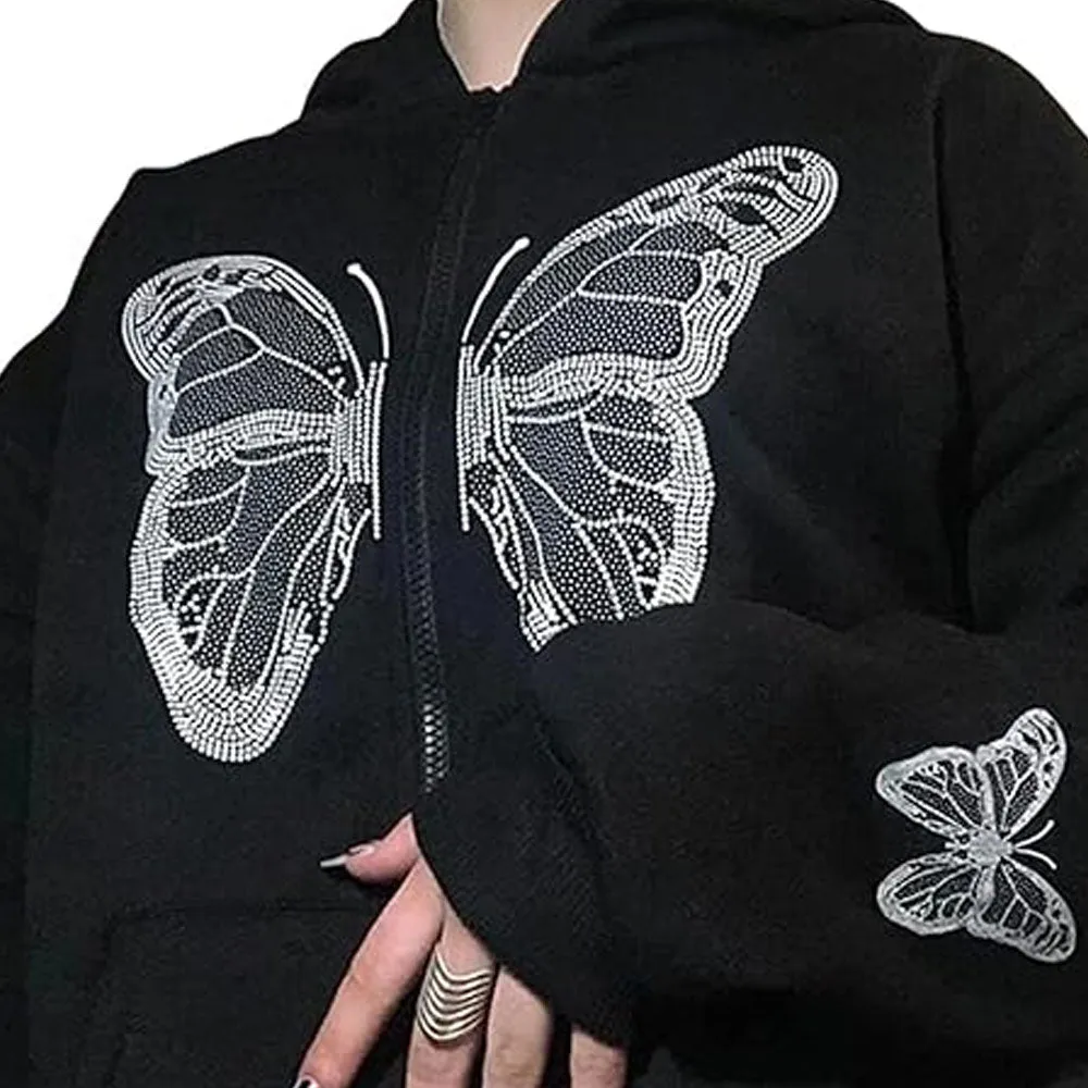 Dazzling Rhinestone Hoodies: Perfect for Day-to-Night Wear