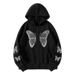 Dazzling Rhinestone Hoodies: Perfect for Day-to-Night Wear