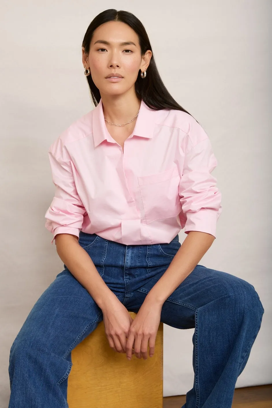 DB X Wyse Cotton Shirt - Rose Pink