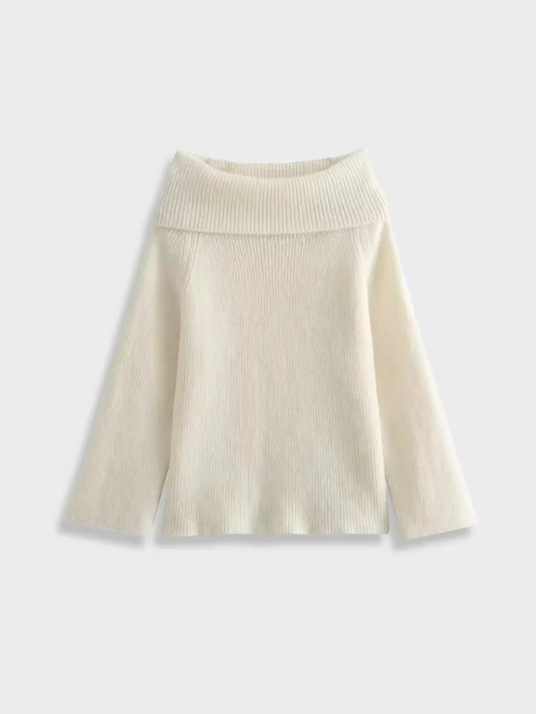 DCRB Off Shoulder Knitted Longsleeve