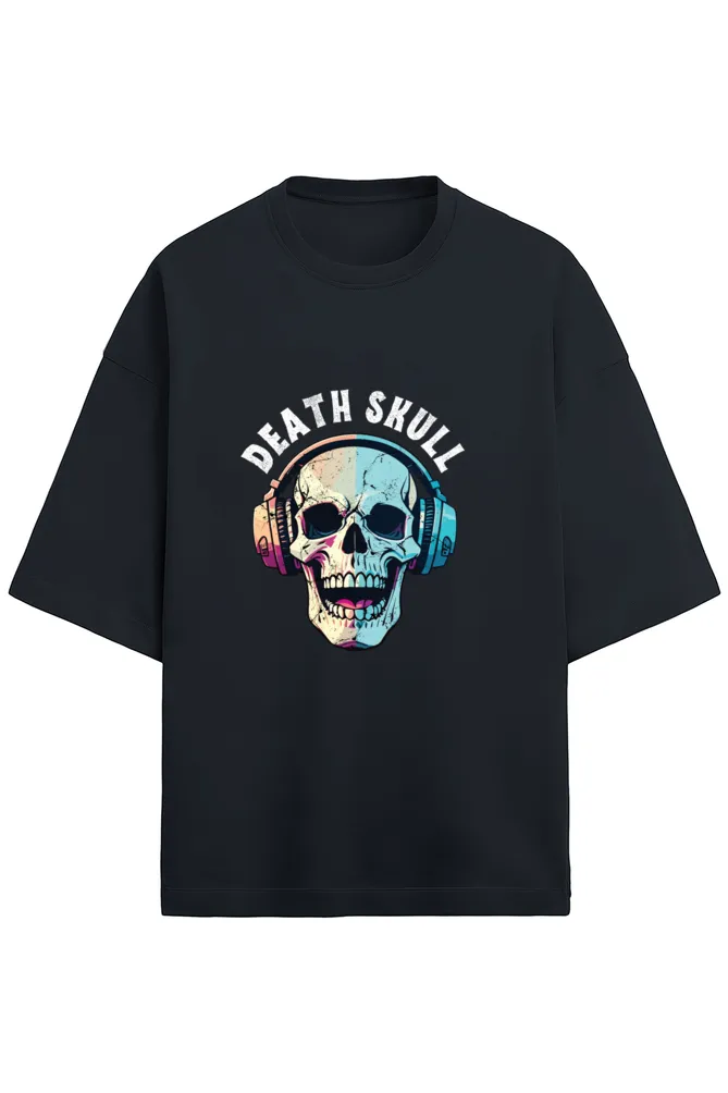 Death Skull - Terry Oversized Tshirt