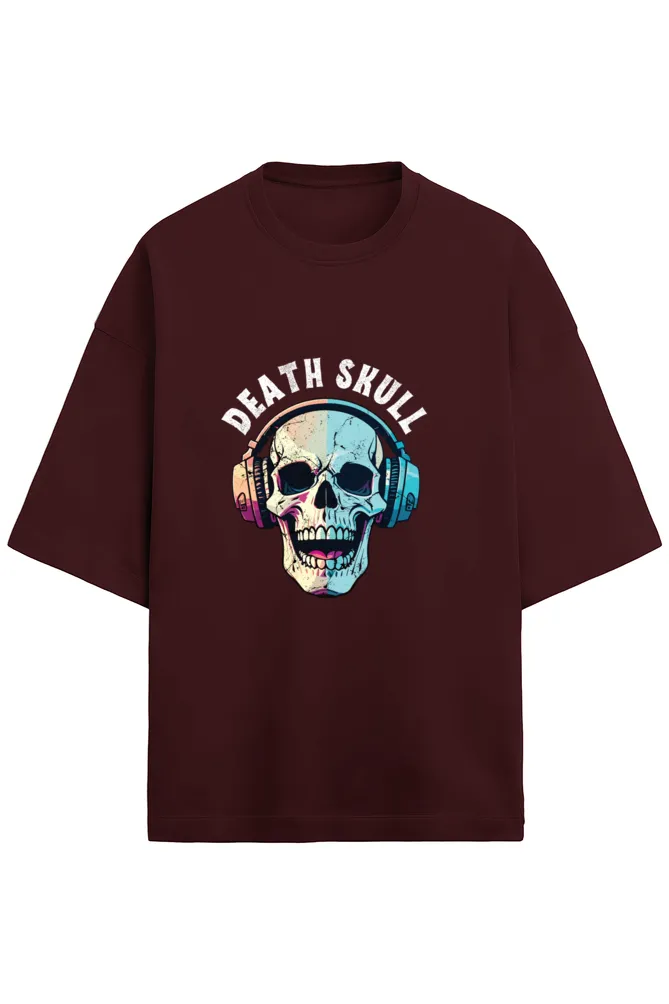 Death Skull - Terry Oversized Tshirt