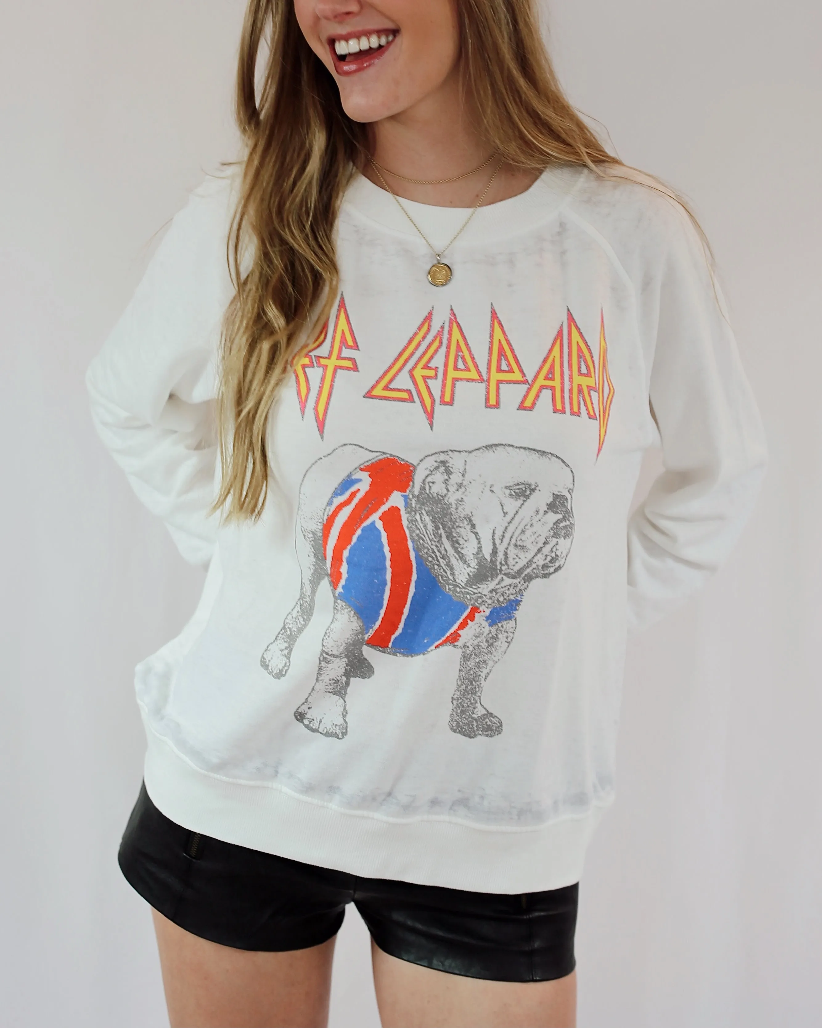 Def Leppard Union Jack Sweatshirt
