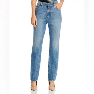 DL1961 High Rise Vintage Straight Jeans in Keller Wash, Size 26