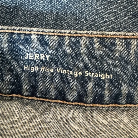 DL1961 High Rise Vintage Straight Jeans in Keller Wash, Size 26