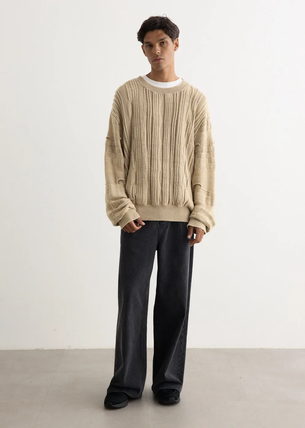 Dragline Pleated Jeans