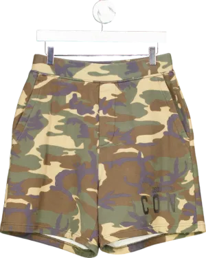 Dsquared2 Camouflage Relax Fit Shorts UK S