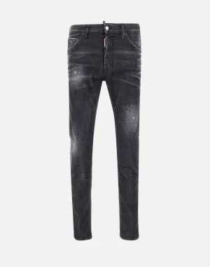 Dsquared2 cool kille smal passande svarta jeans