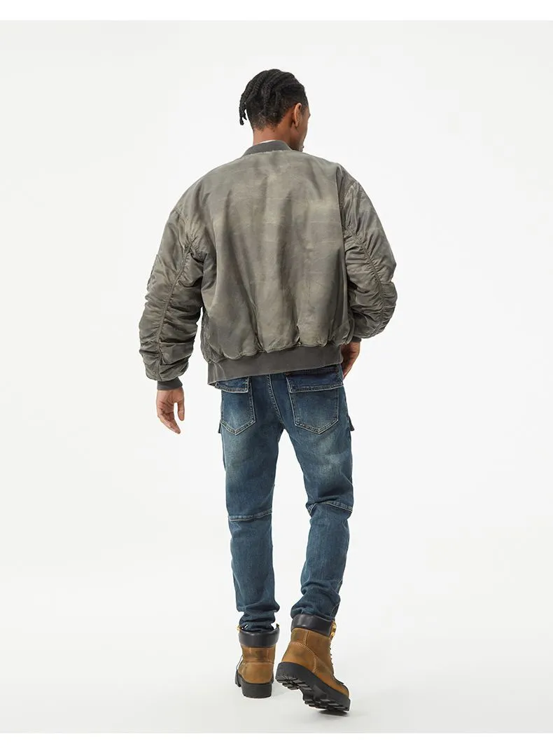 Durable Men's Jeans Featuring Trendy Flap Pockets