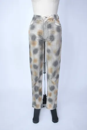 Eckhaus Latta Dyed Dots Jeans