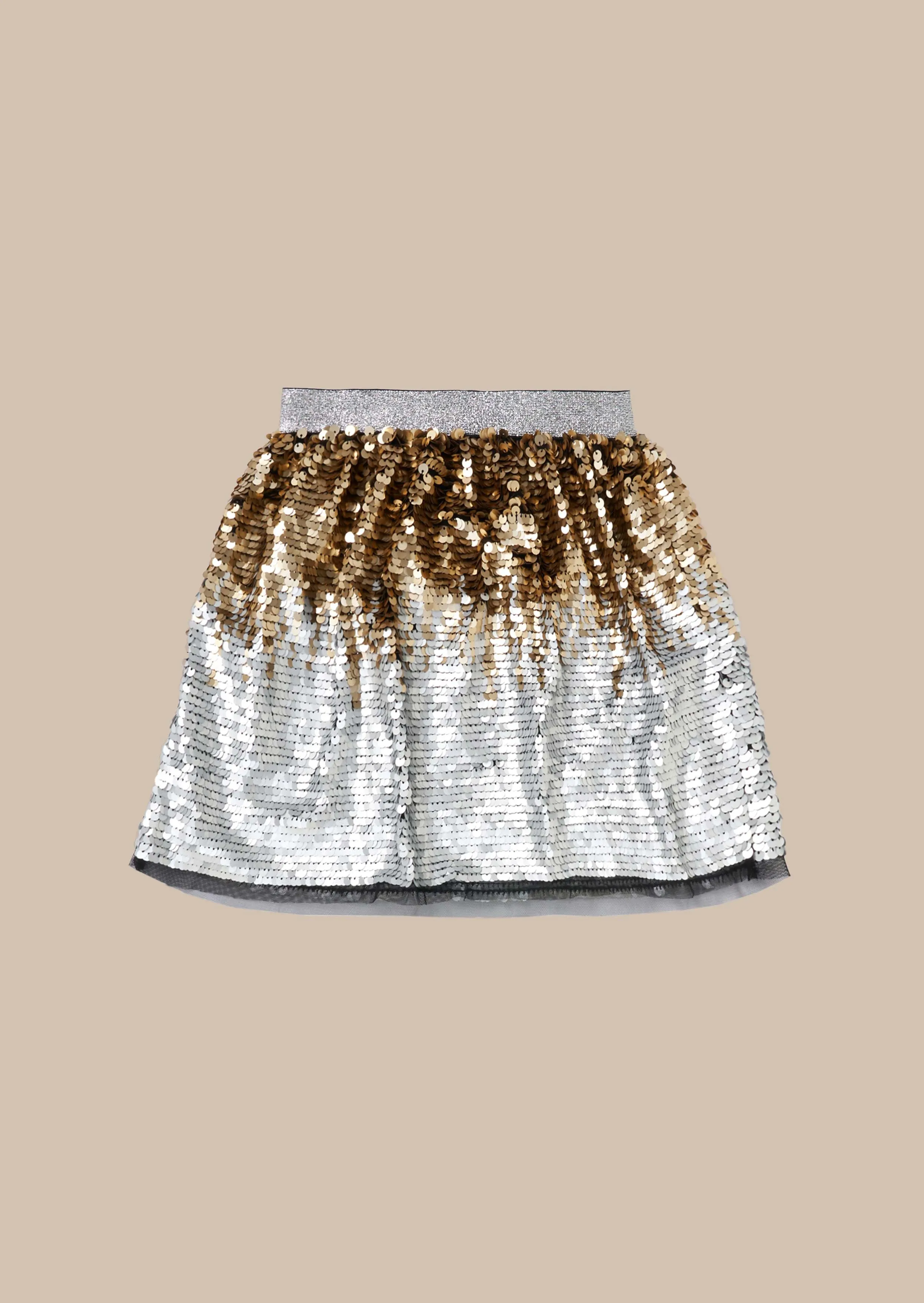 Enya Gold Sequin Skirt