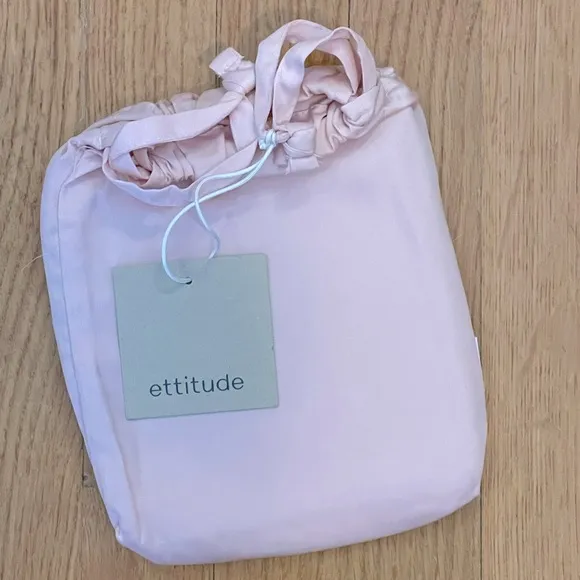 ETTITUDE Sateen Cami Top in Cloud Pink  - Women’s Sizes Small &amp; Medium - New