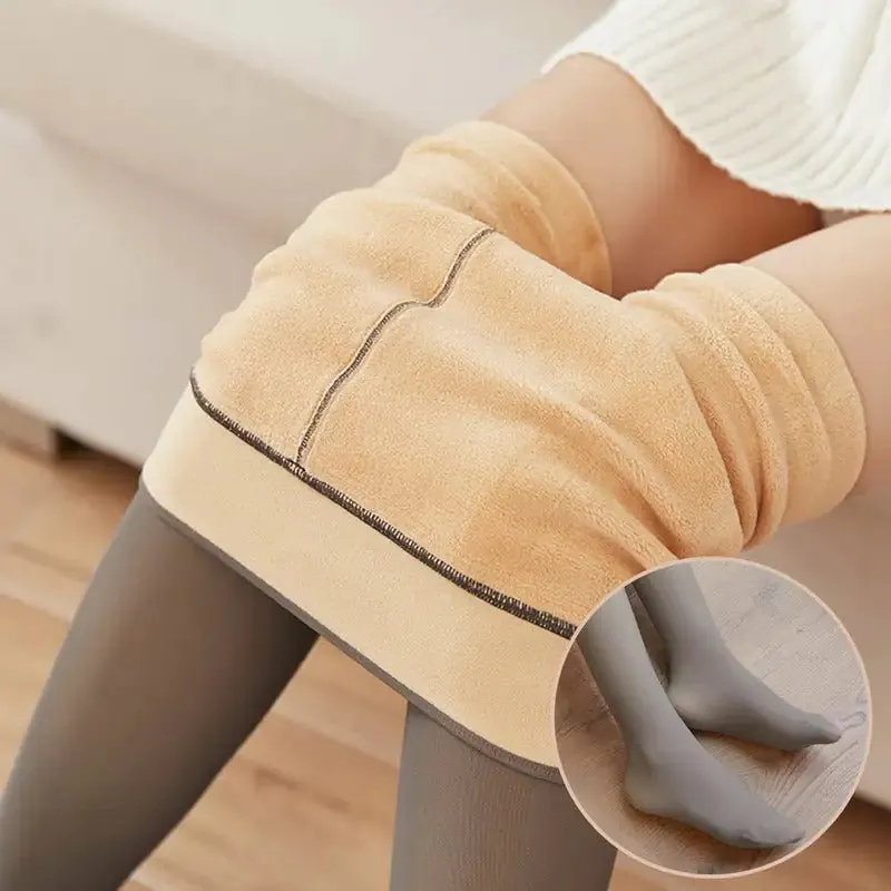 Fake Translucent Plus Size Leggings