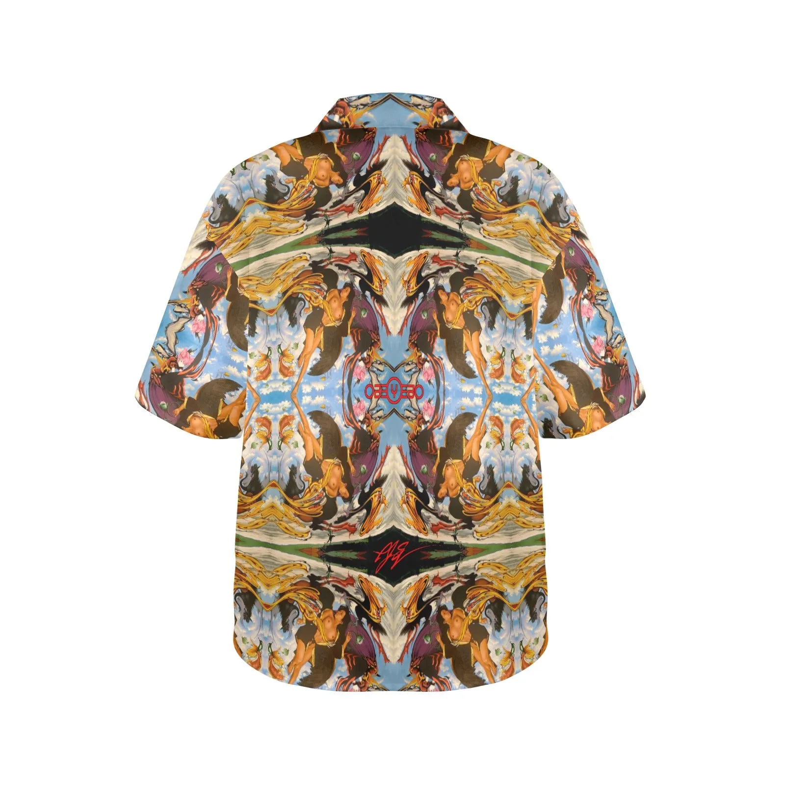 Falling Angel Women's Hawaiian Shirt