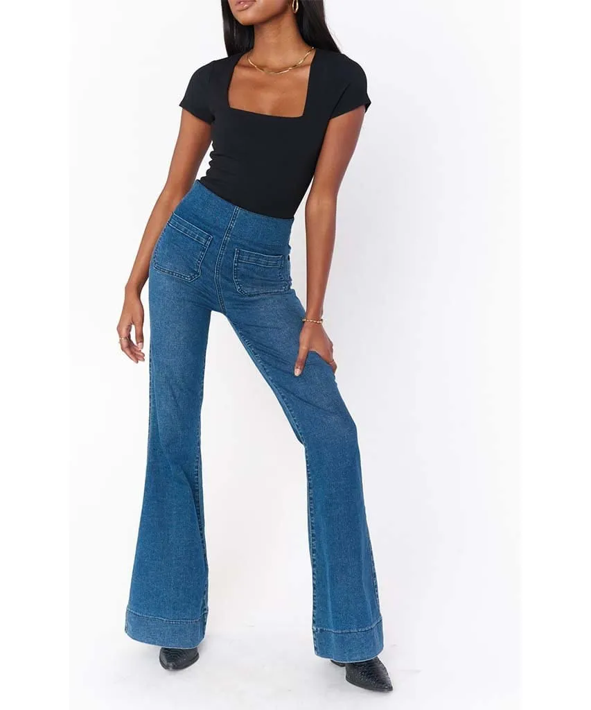 Farrah Pull On Flares Deep End