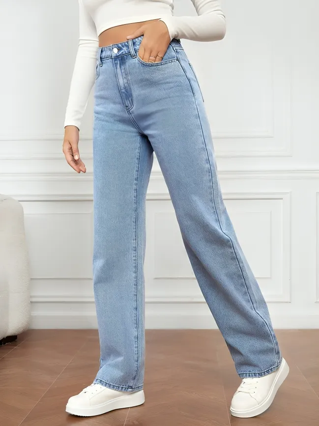 Fay High-Waist Jeans | Lightweight Summer Ankle-Length Jeans