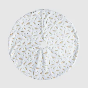 Feather Christmas Tree Skirt