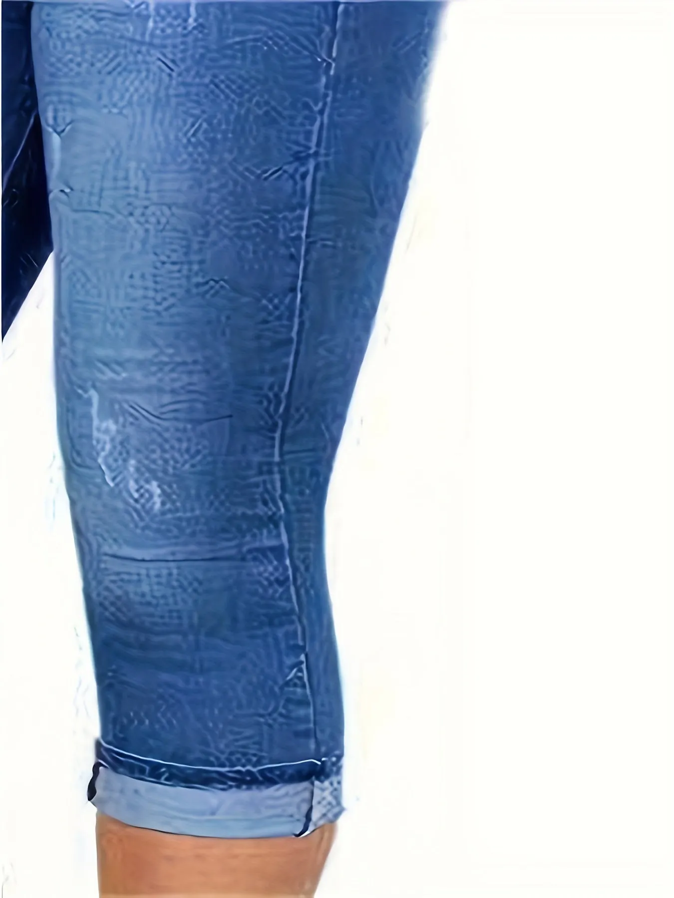 Femke - Gescheurde Cropped Capri Jeans Met Vintage Stijl Voor Dames