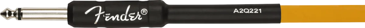 Fender Professional Glow in the Dark Cable, Orange, 18.6"