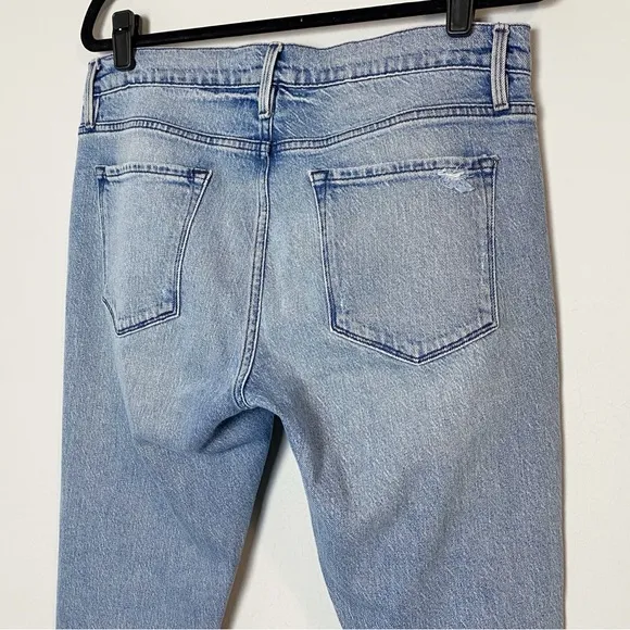 Frame Le Garcon Mid Rise Beldon Rips Distressed Jeans