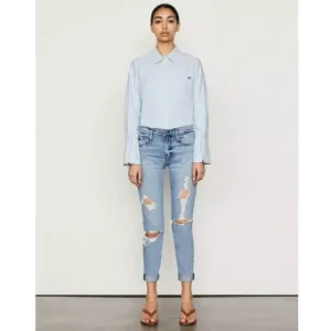 Frame Le Garcon Mid Rise Beldon Rips Distressed Jeans