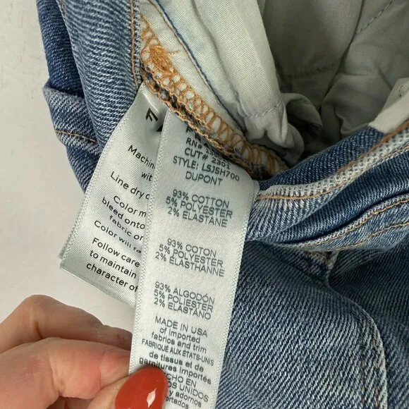 Frame Le Skinny de Jeanne Fray Hem Stiletto Jeans Dupont Wash Skinny Size 29 EUC
