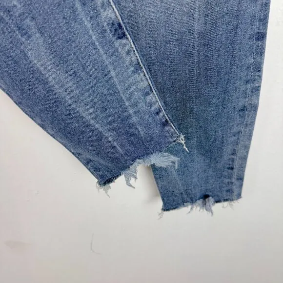 Frame Le Skinny de Jeanne Fray Hem Stiletto Jeans Dupont Wash Skinny Size 29 EUC