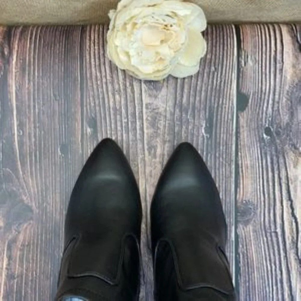 Franco Sarto Black Kaye Booties 10M