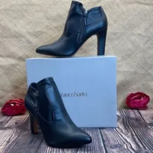 Franco Sarto Black Kaye Booties 10M