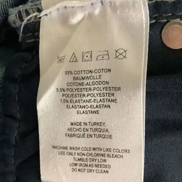 FREE PEOPLE STRAIGHT CROP RAW HEM JEANS W/ 5 POCKETS  NWT