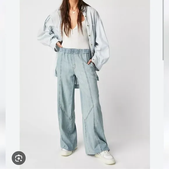 Free People We The Free Easy Street Pull-On Jeans