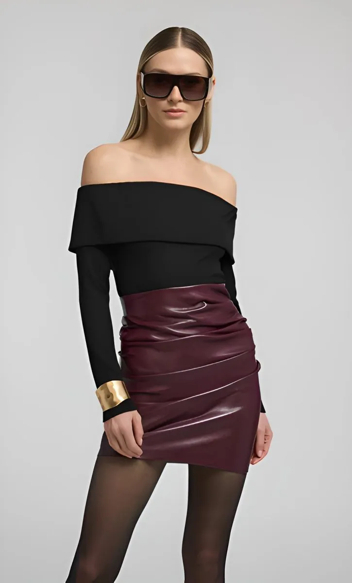 Generation Love - Mila Vegan Leather Skirt