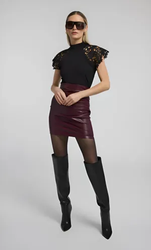 Generation Love - Mila Vegan Leather Skirt