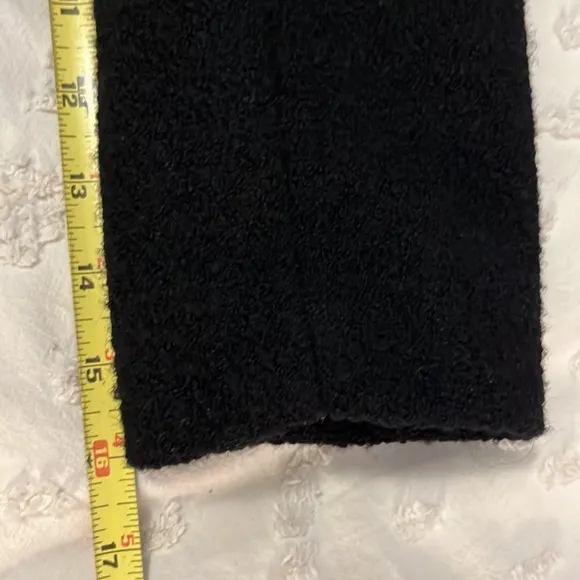 God Is Girl Double Breasted Black Coat Sz M