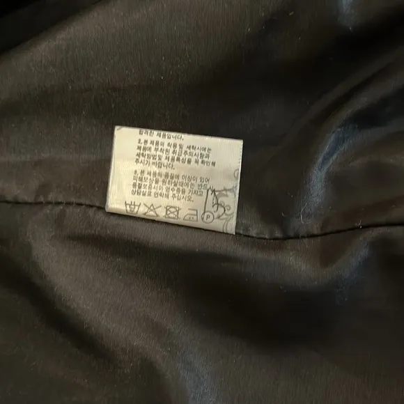 God Is Girl Double Breasted Black Coat Sz M